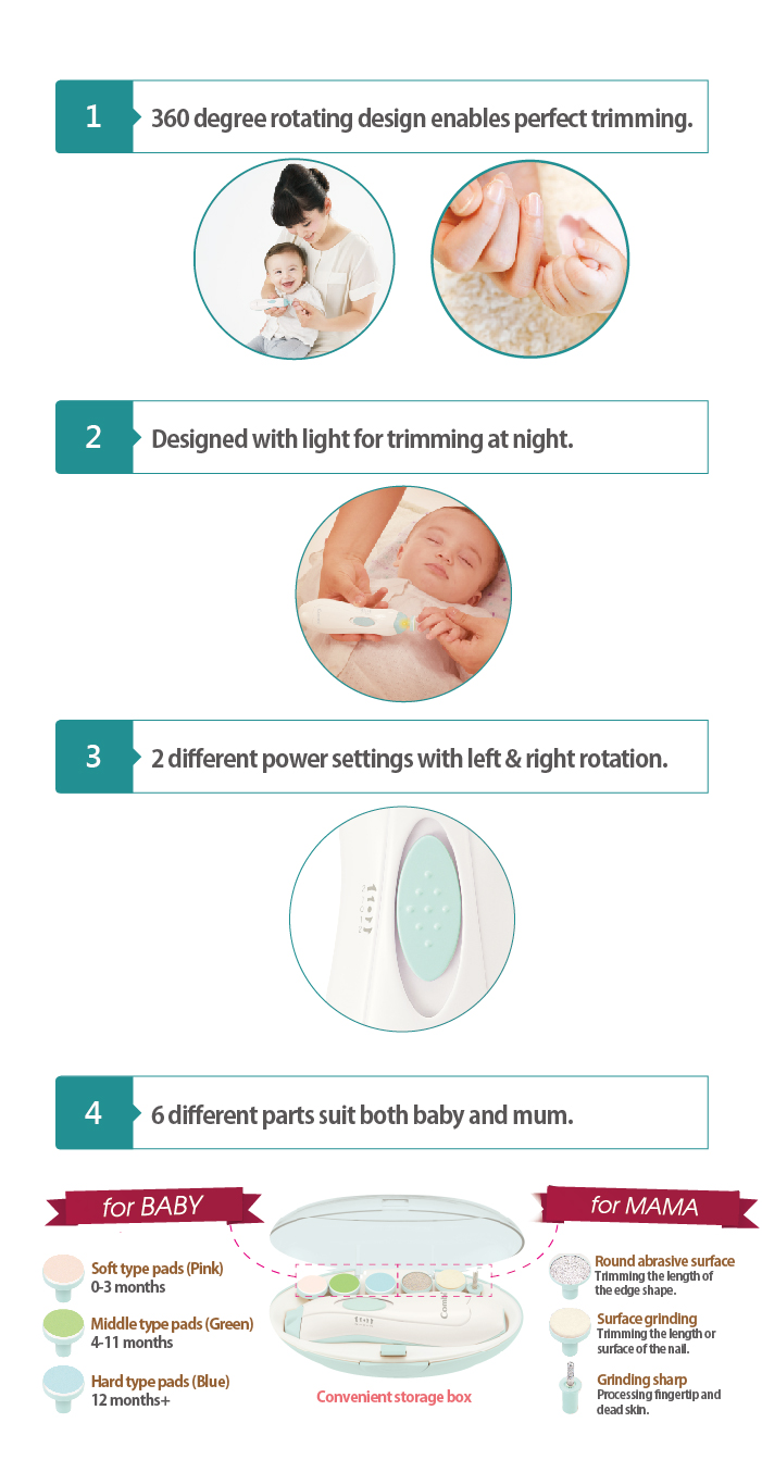 combi baby nail trimmer